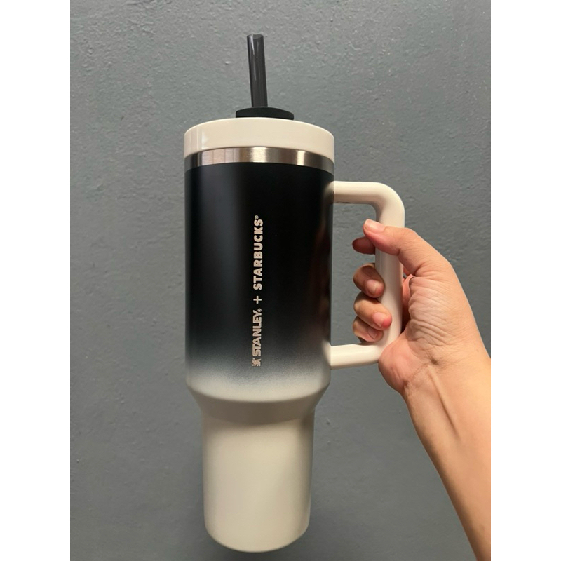 Starbucks Stanley Gradient Black White 40oz