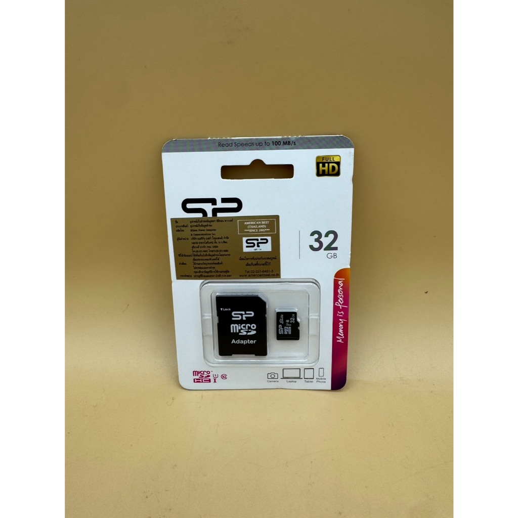 ของแท้ Kingston / SP การ์ด 32GB Class 10 Micro SD SDHC คิงส์ตัน เมมโมรี่การ์ด 32GB/64GB/128GB