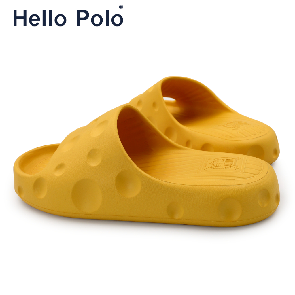 Hello Polo รองเท้าอุ้งเท้าแมวลายชีส รุ่น HP8018 รองเท้าปลายเท้าเปิด ใส่ได้ทั้งผู้หญิงผู้ชาย