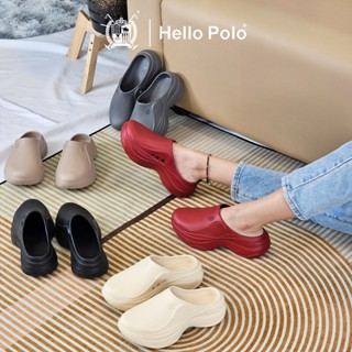 Hello Polo รองเท้าแตะ แฟชั่นผู้หญิง แบบสวมHP8021 พื้นนิ่ม น้…
