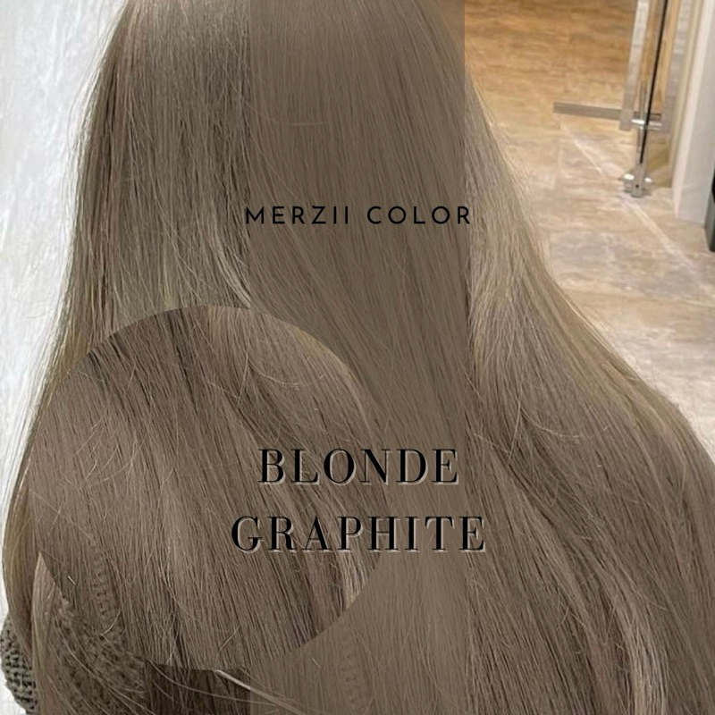 ทรีทเม้นท์เคราตินสีผม Blonde Graphite (บลอนด์หม่นเทาอ่อน) (พื้นผมระดับ9-10)