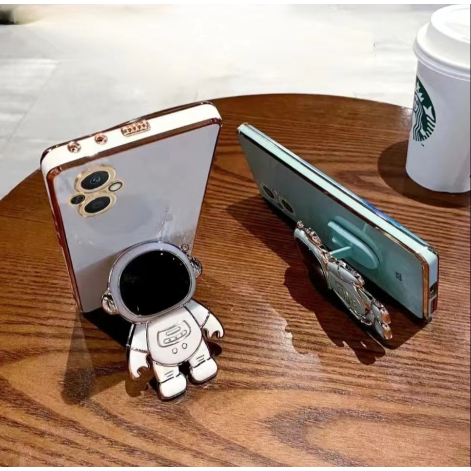 เคส โทรศัพท์ สำหรับรุ่น Realme c21 c12 c15 c25 c21y c25y เคส อวกาศ ขาตั้ง