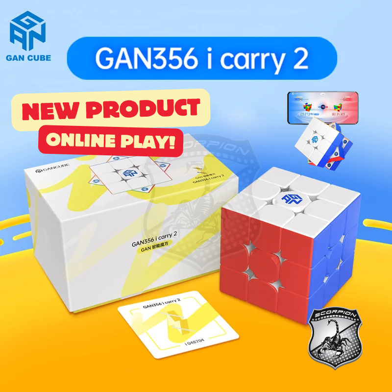 ของแท้🔥 GAN356 i carry 2 / S รูบิก รูบิค  Rubik Smart Cube GAN CUBE Bluetooth GAN356i S สำหรับคนหัดเ