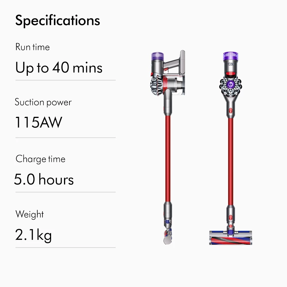 Dyson V8 Slim Fluffy / V8 Absolute Cordless Vacuum Cleaner เครื่องดูดฝุ่นไร้สาย ไดสัน thumbnail 9