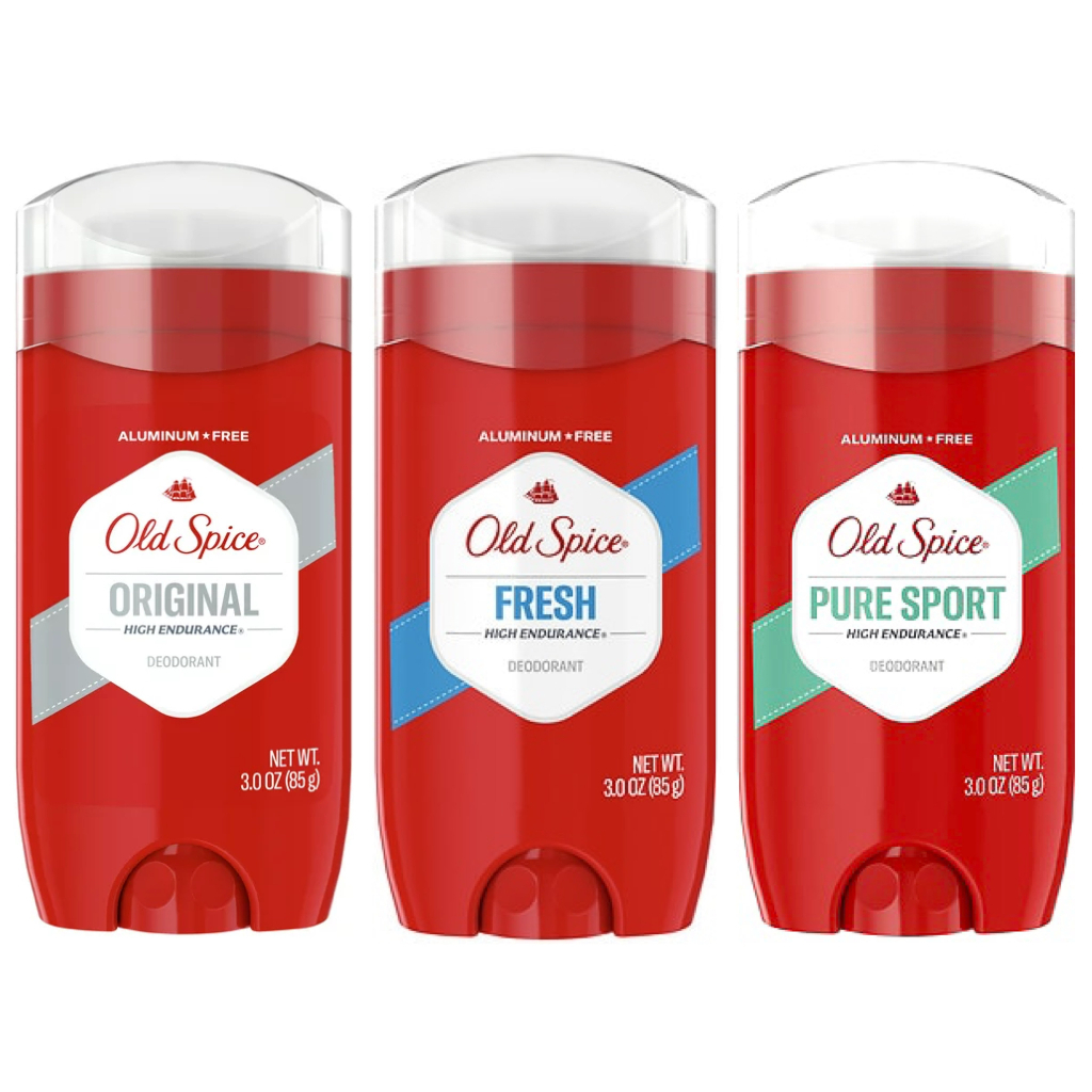 Old Spice High Endurance Deodorant for Men, Aluminum Free 3.0 oz(85g)