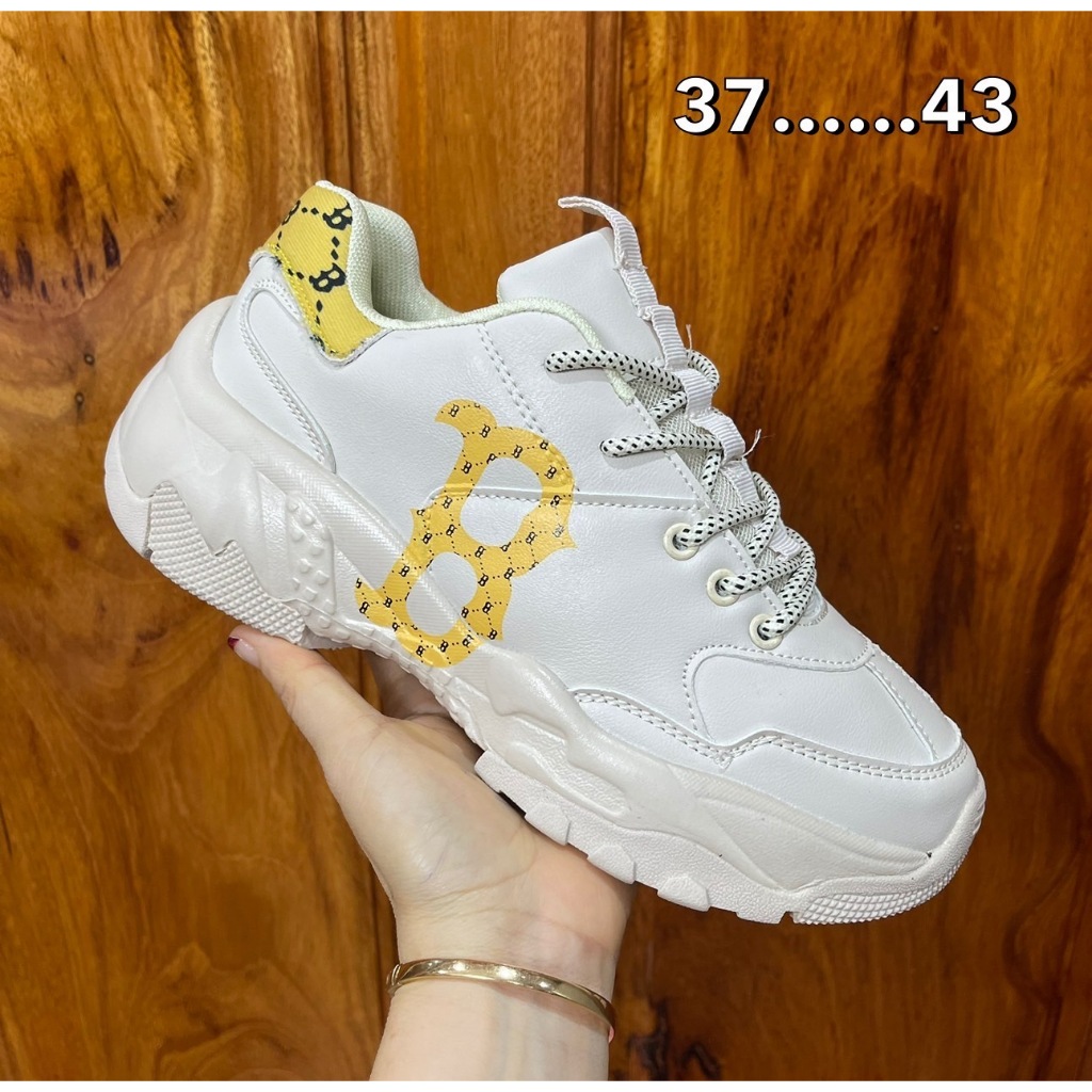 รุ่นbig ball chunky รองเท้าผ้าใบ พื้นสูง ใส่สบาย พื้นนิ่ม สายเกา ห้ามพลาด Size.37-43 V87B017
