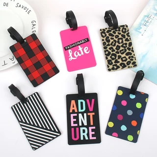 [ใช้2โค้ดส่งฟรี+ลดเพิ่ม] ส่งจากไทย 60 ลาย! ป้ายห้อยชื่อกระเป๋าเดินทาง luggage tag แท็กกระเป๋าลายการ์ตูน B017