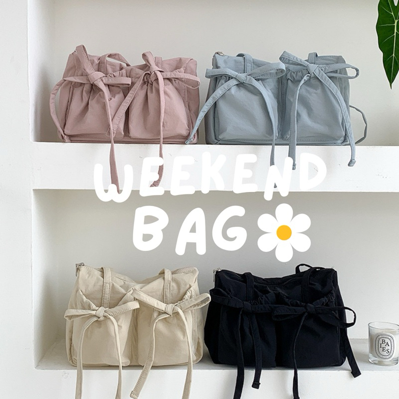 Narris.store กระเป๋าสะพาย รุ่น Weekend Bag (พร้อมส่งจากไทย)