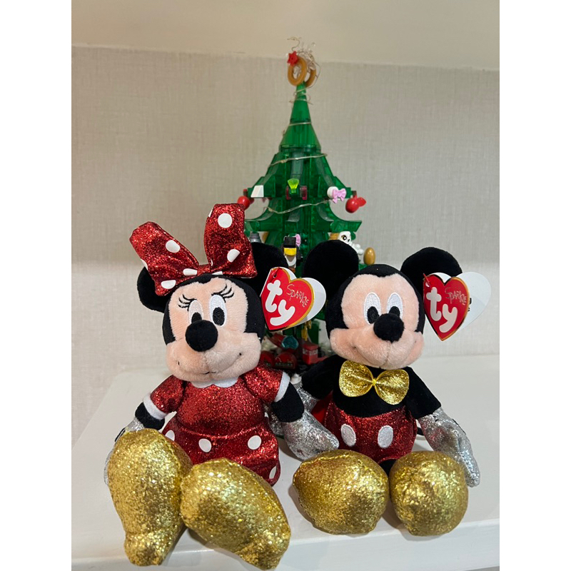 ตุ๊กตา Mickey Mouse & Minnie Mouse X Beanie Bundles ลิขสิทธิ์เเท้