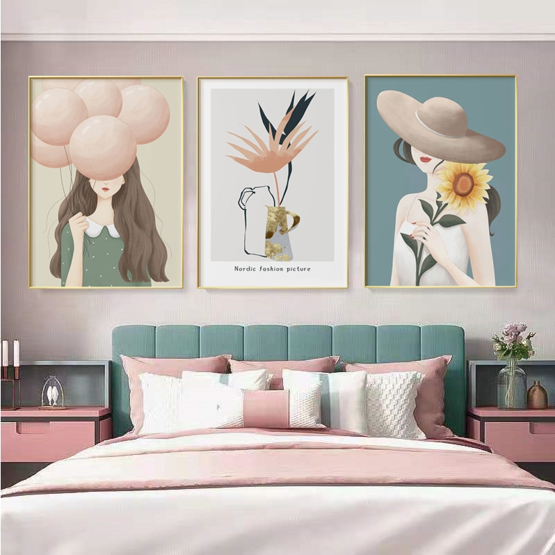 🍀จิตรกรรมฝาผนัง ของตกแต่งบ้าน🍀ภาพวาดตกแต่งบ้าน, ภาพวาดสไตล์โมเดิร์น, ภาพวาดฝาผนัง 30*40 ซม. สำหรับตกแต่งห้อง - รูปที่ 3