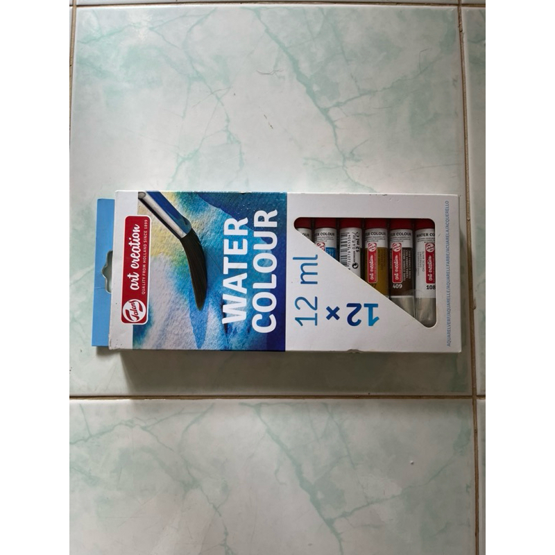 สีน้ำ Water color Talent Art Creation 1กล่อง 12 สี