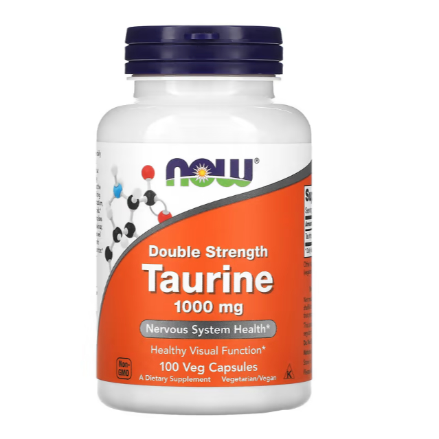 [พร้อมจัดส่ง] Taurine 1000 mg ทอรีน 100 Cap ดูแลสมดุลร่างกายในแต่ละวัน เหมาะกับผู้ที่ใช้พลังงานเยอะ  NOW FOOD - รูปที่ 2