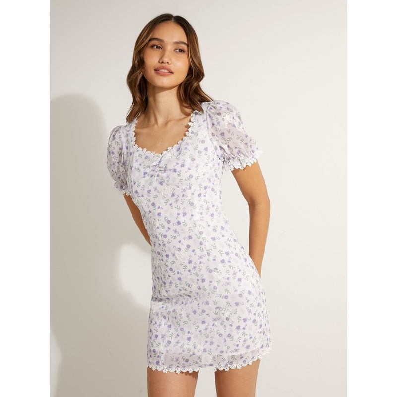 Pomelo - Floral midi dress size xxs