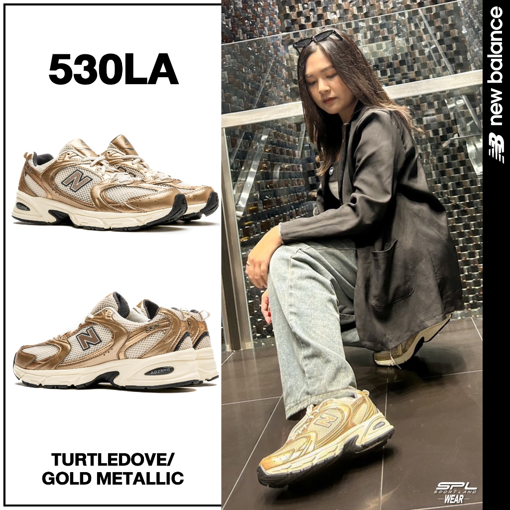 New Balance นิวบาลานซ์ รองเท้าผ้าใบ รองเท้าลำลอง NB ND M 530 Turtledove Gold MR530LA (4990)