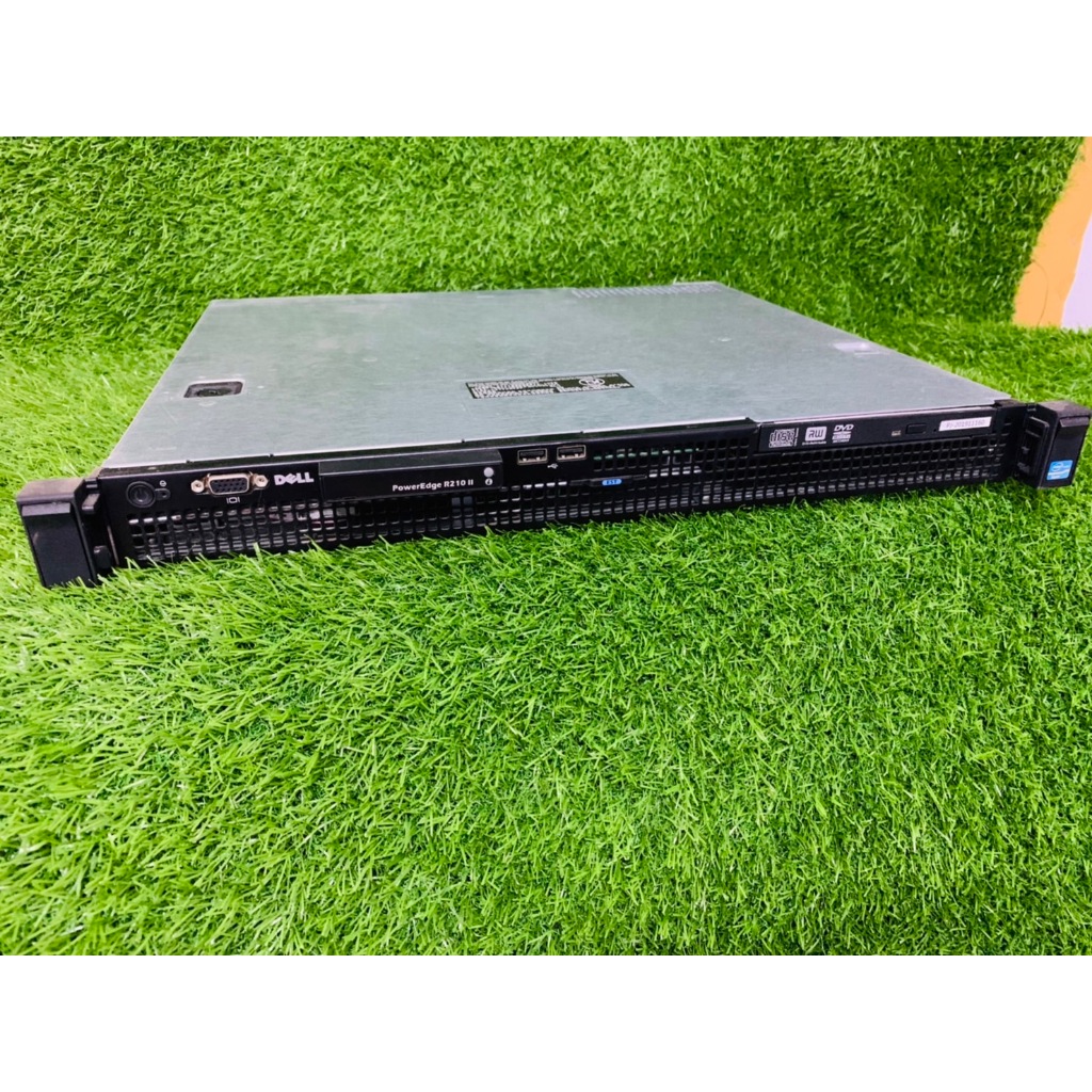 Server มือสอง Dell PowerEdge R210 II แถมหน้ากาก ไม่มีราง (เครื่องเปล่า ไม่มี CPU Ram HDD)