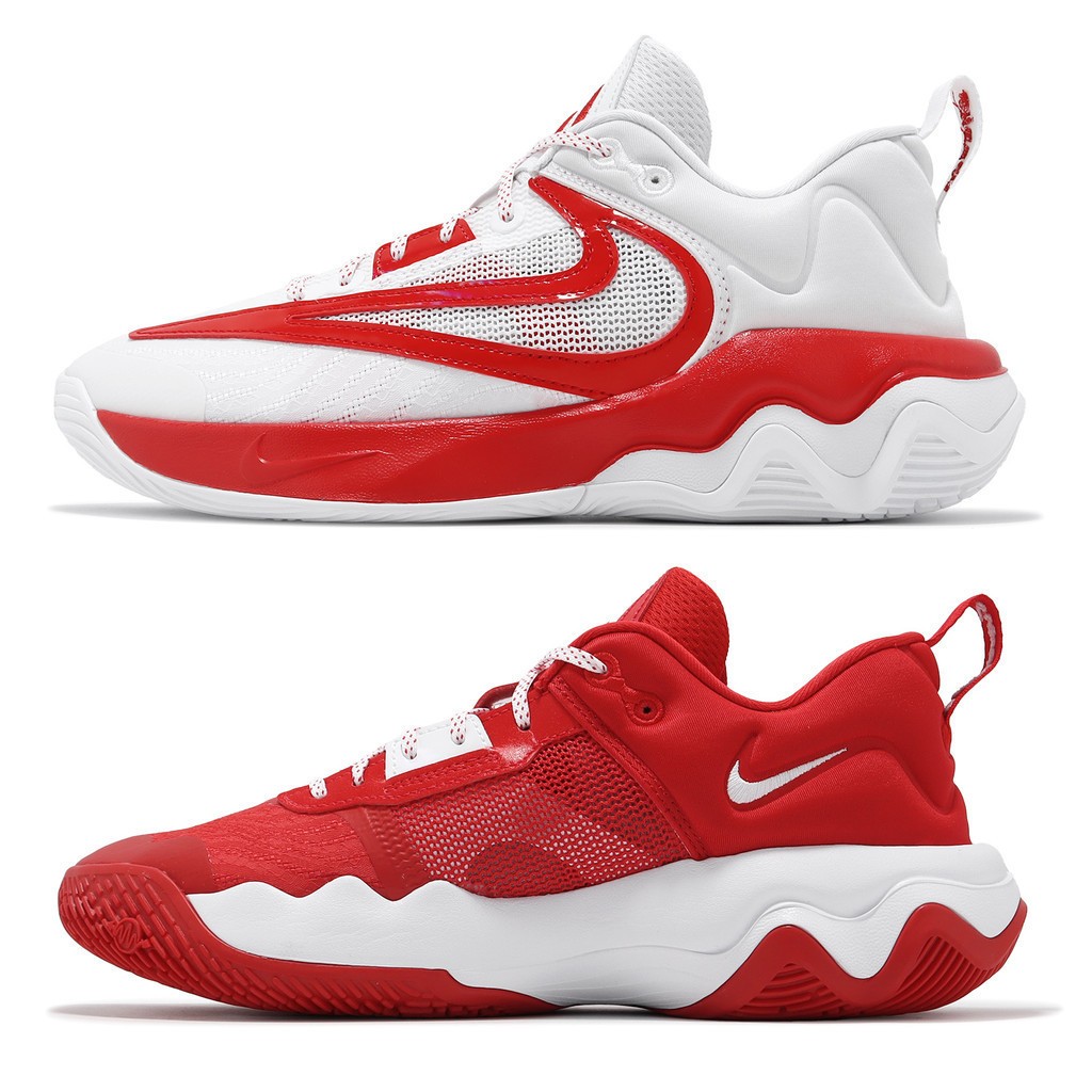 รองเท้าบาสเก็ตบอล Nike Giannis Immortality 3 ASW All-Star Game รองเท้าผู้ชายสีขาวสีแดง Antetokounmpo FV4080-600