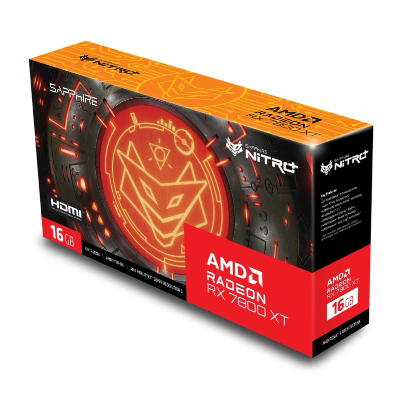VGA RX 7800 XT (16GB) SAPPHIRE NITRO+