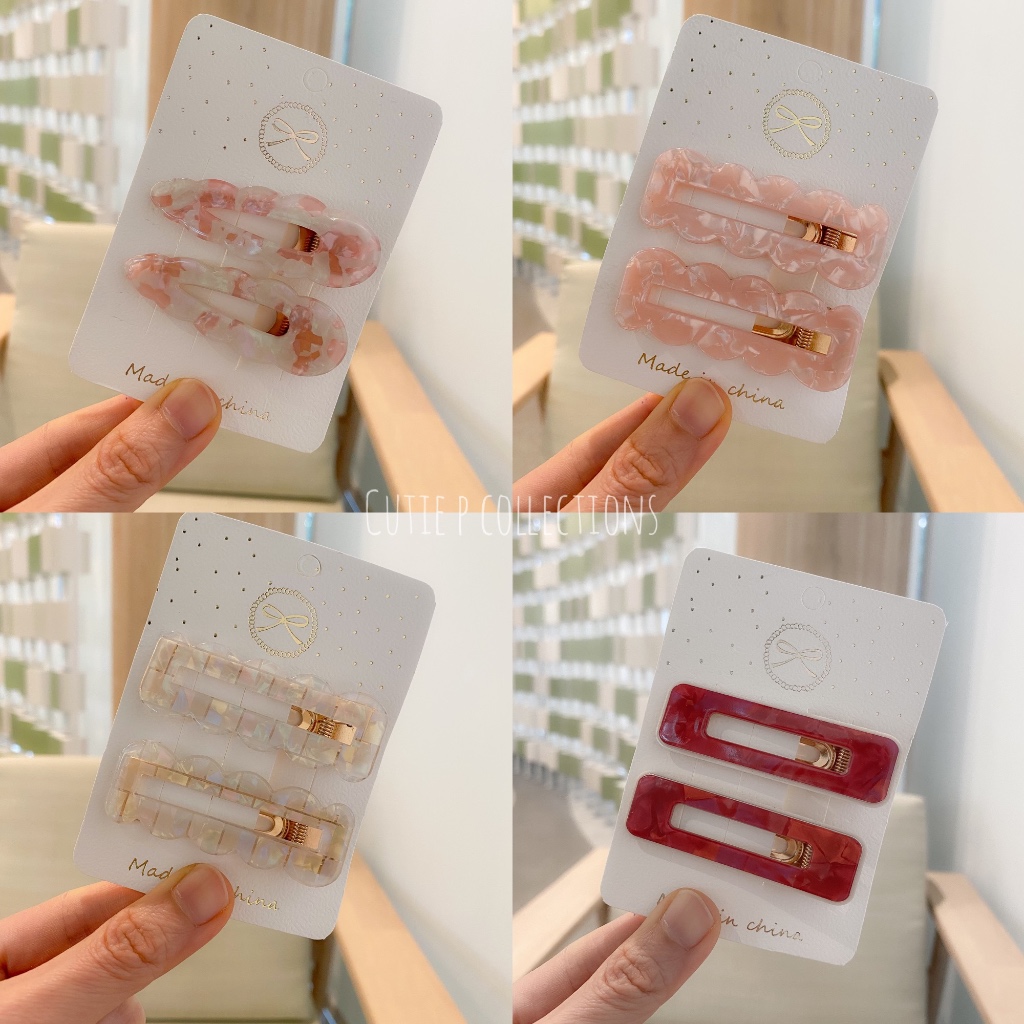 ถ่ายรูปเองจากสินค้าจริง🌈🎉กิ๊บติดผม อะคริลิกแท้  🎉🌈 งานจริงสวยแข็งแรง หนีบแน่นทนทานไม่พังง่ายแน่นอนค้า - รูปที่ 3