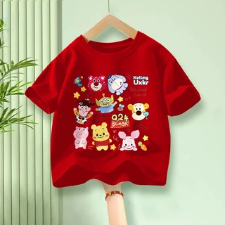 H801เสื้อเด็กแขนสั้งผ้านุ่มใสสบายฯ ลายLABUBUสวยแฟชั่งได้ทั้งเด็กชายและเด็กหญิง**ปลีก-ส่ง