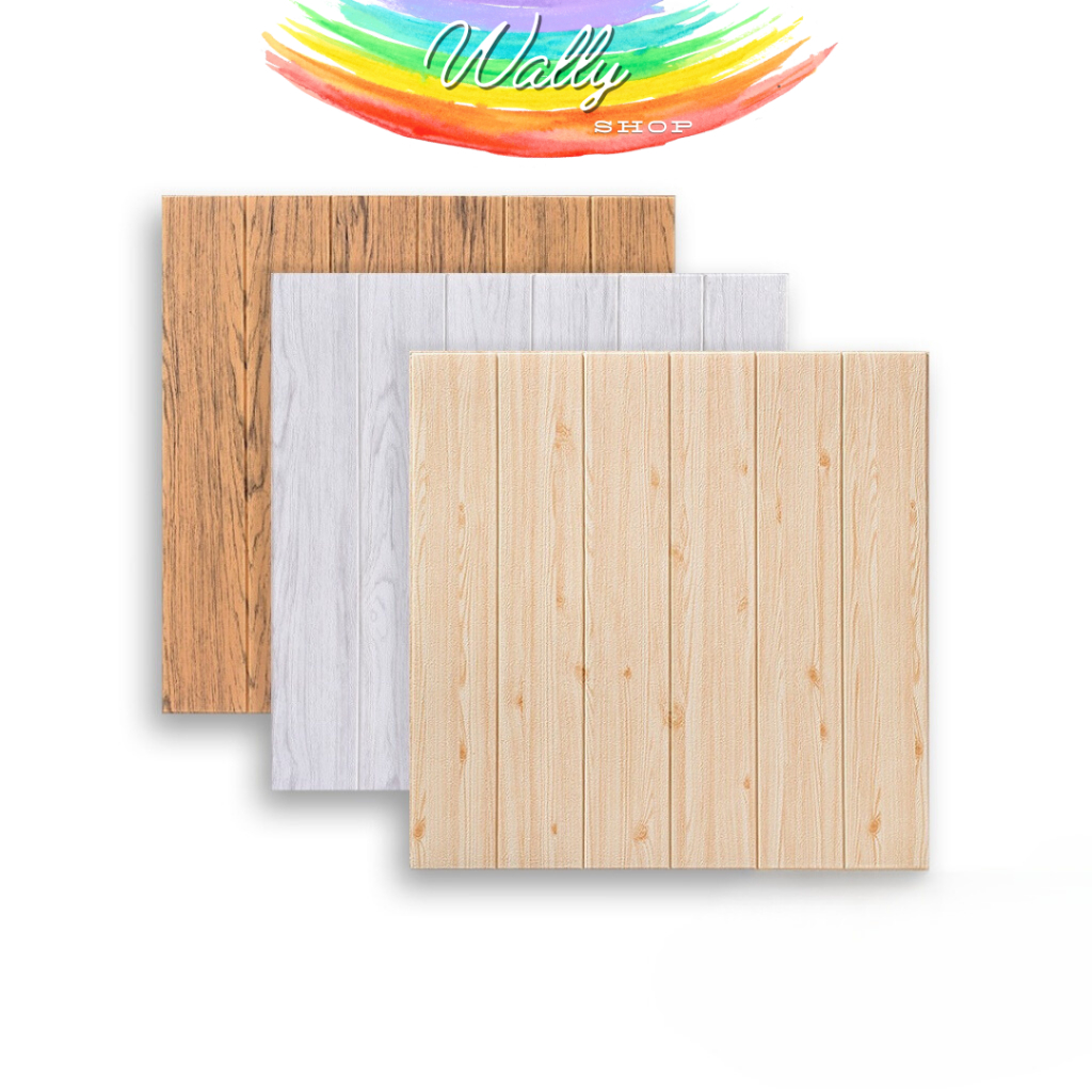 Wallpaper วอลเปเปอร์ติดผนัง ติดผนัง แผ่นใหญ่ 70*70cm มีกาวในตัว วอลเปเปอร์ติดผนัง วอลล์เปเปอร์ลายอิฐ