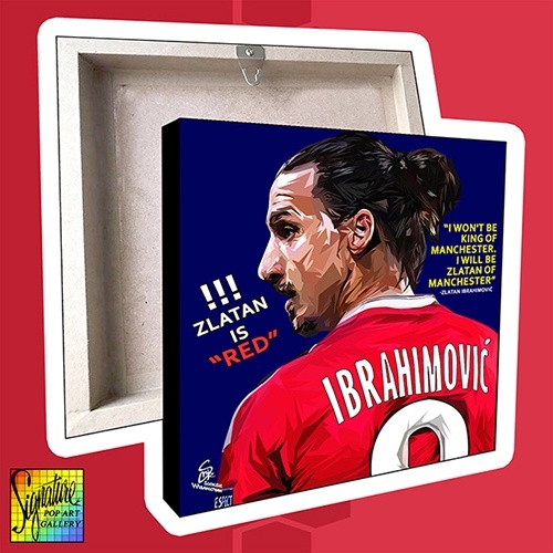 กรอบรูป POP ART "Zlatan Ibrahimovic" Manchester united แมนยู