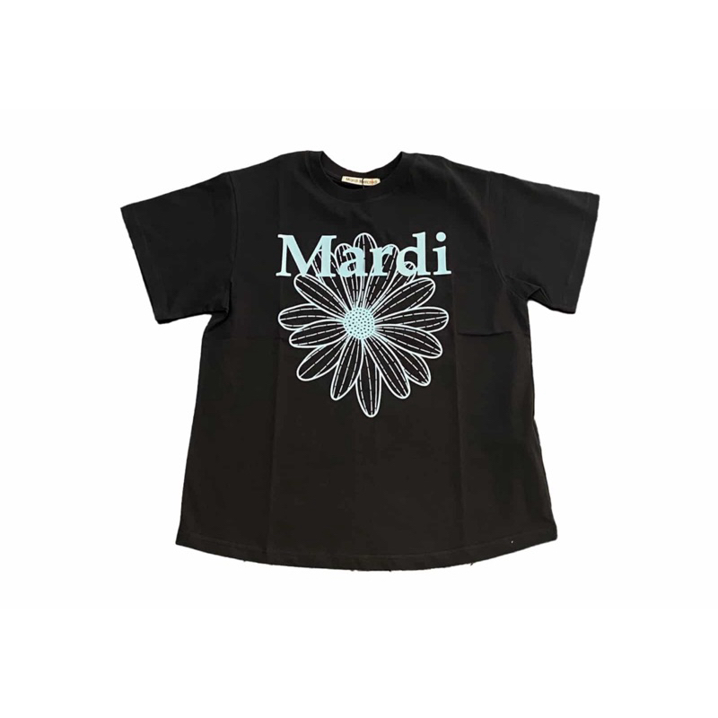 Mardi Mercredi FlowerMardi Tee Black Sky เสื้อยืดยี่ห้อ Mardi