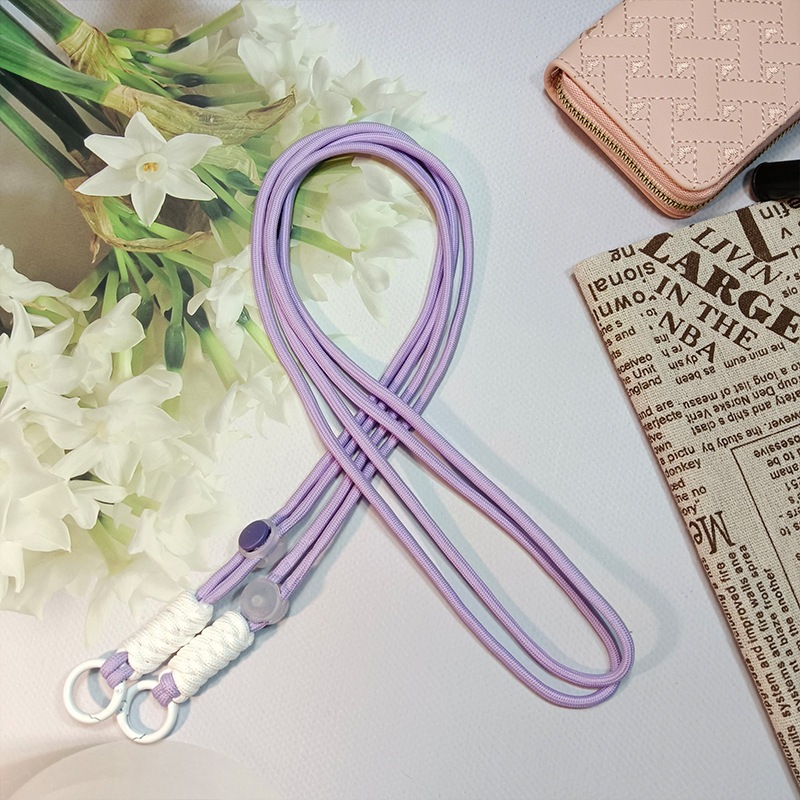 [BG02] สายคล้องกระเป๋า คล้องบัตร สีพื้น สายคล้องโทรศัพท์มือถือ คล้องคอ สะพายข้าง แบบเรียบง่าย