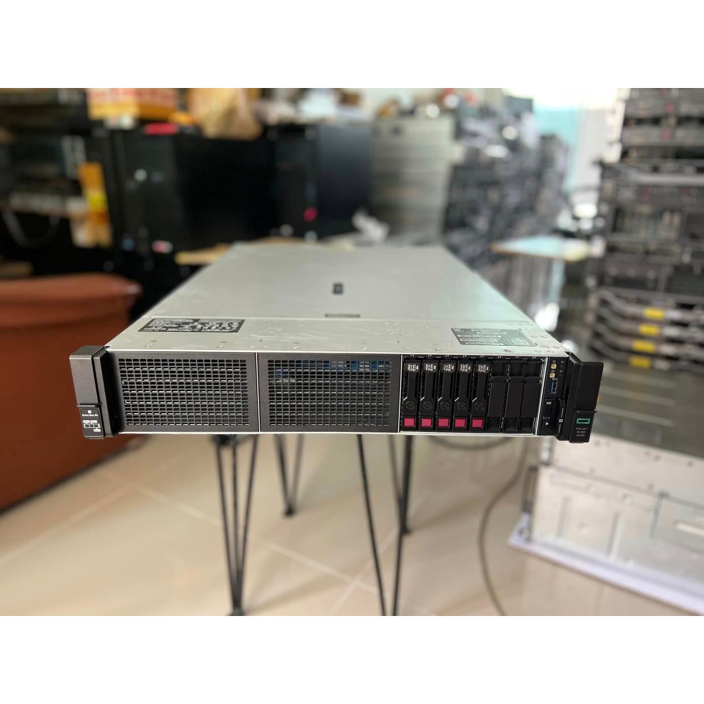 server hp dl380 gen10 2cpu ram 256gb 48Cores 96Threads fiber 16g lan 10g ประกัน 3 เดือน เอชพีเซิร์ฟเ