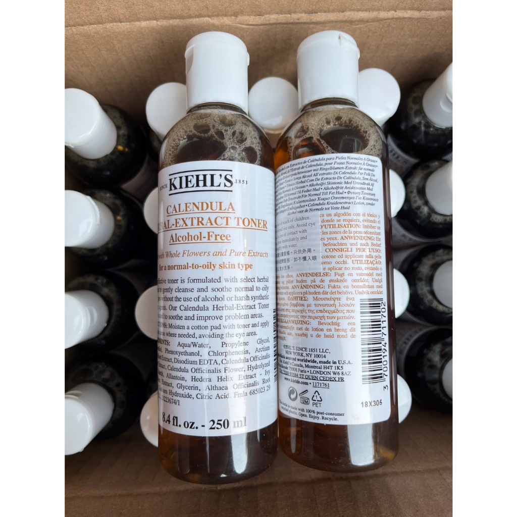 Kiehl's Calendula Herbal Extract Toner Alcohol-Free 250ml. (เคาเตอร์ 1,820฿)