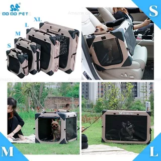 DODOPET คอกสัตว์เลี้ยง กรงสัตว์เลี้ยงแบบพกพา ระบายอากาศได้ดี ติดตั้งง่าย พับเก็บได้