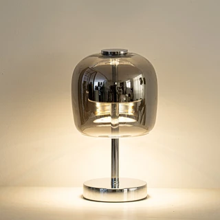 JJZS.โคมไฟตั้งโต๊ะ table lamp โคมไฟข้างเตียงแก้วคุณภาพสูง ไฟตกแต่ง LED ยอดนิยม