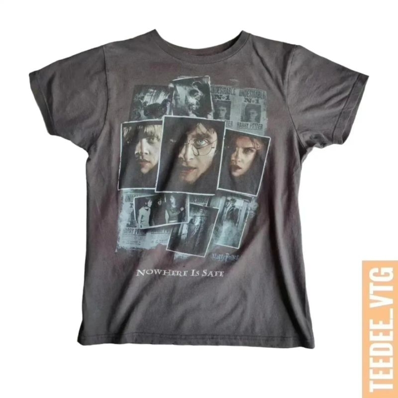 เสื้อสกรีนลาย ภาพยนตร์ Harry potter ลิขสิทธิ์แท้มือสอง