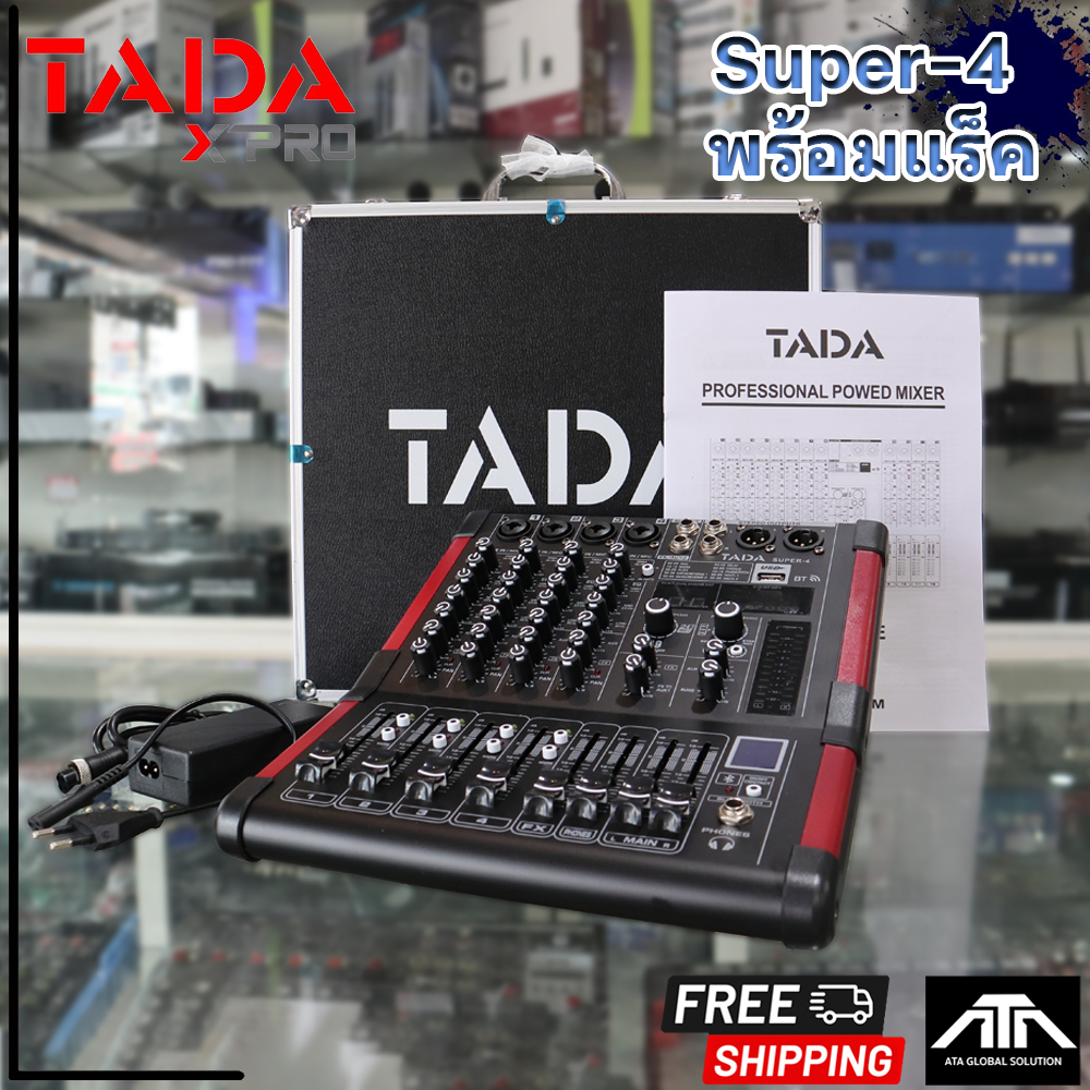 MIXER TADA SUPER - 4 + RACK mixer 4 channel