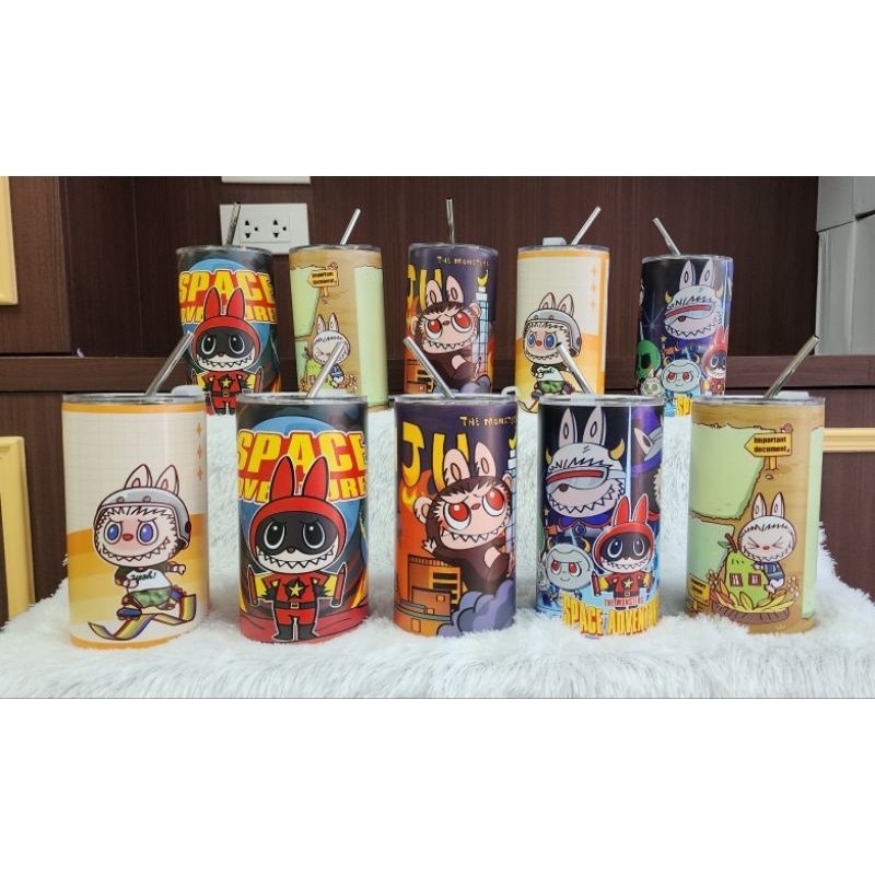 แก้ว ลาบูบู้ LABUBU เก็บความเย็น 600 ml. มีของพร้อมส่ง