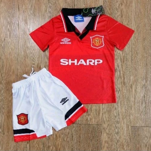 ชุดเด็กแมนยู ย้อนยุค เกรด AAA ทีมเหย้า ปี 1994/96 Man U Manchester United