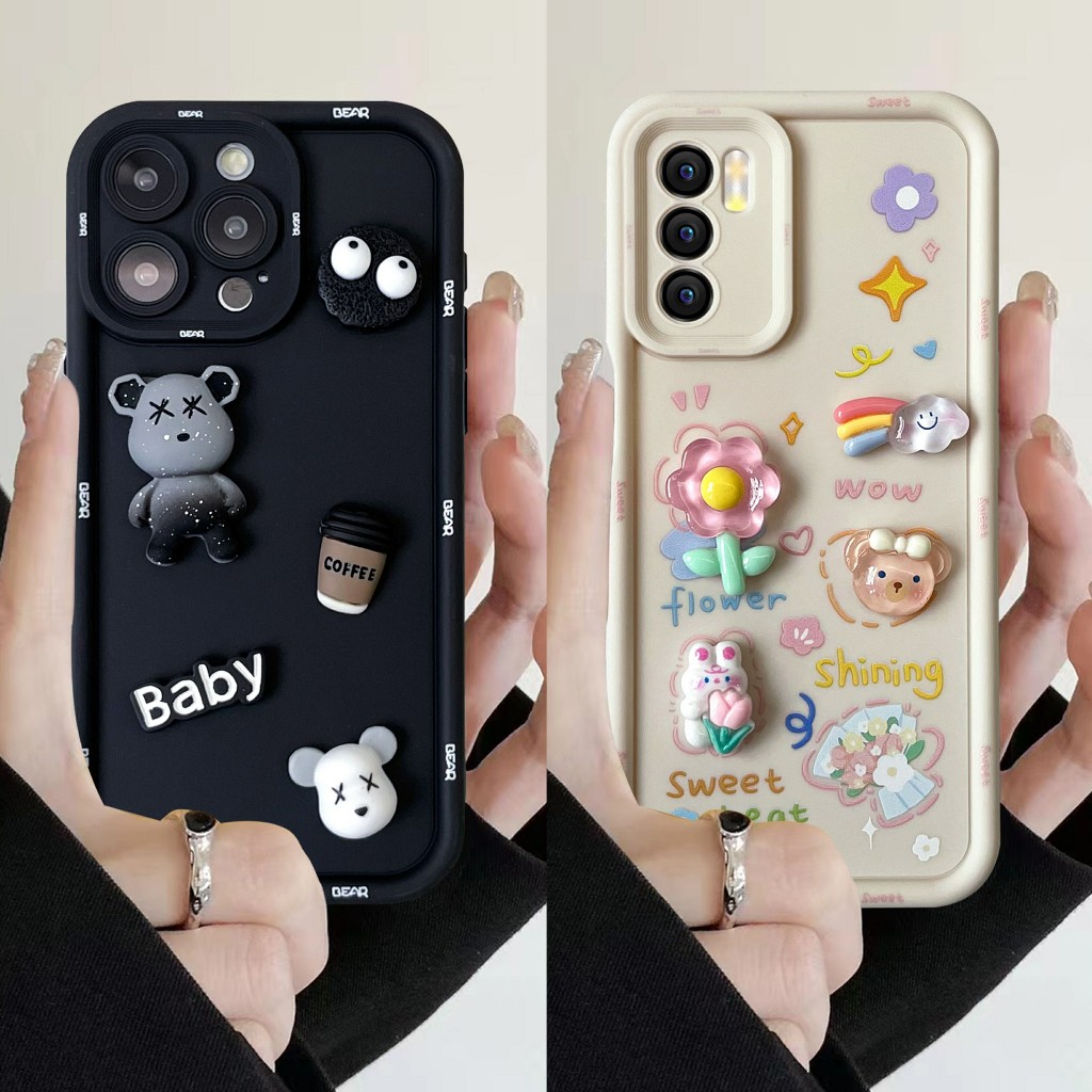 Case เคสการ์ตูนนูน3D for iPhone7plus 11/12/13/14/15/Pro/max 15PROMAX 14PROMAX OPPO SAMSUNG A05S A54 A55 A34 A23 A24 VIVO