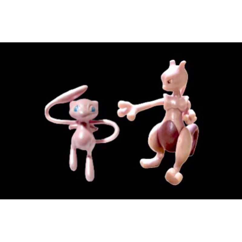 Pokemon Monster Mewtwo Mew Collection Figure Set Tomy (Metallic Version) #โปเกม่อน