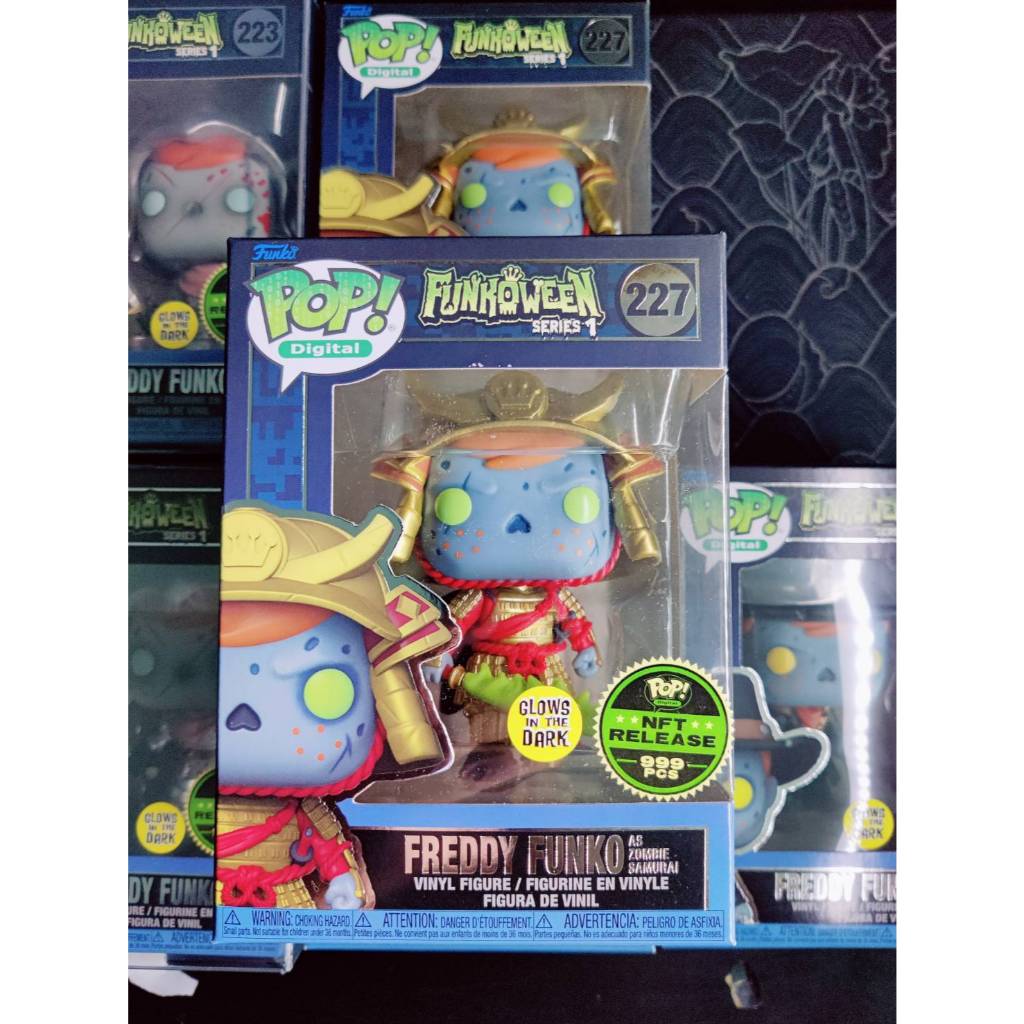 Funko Pop แท้ 100% !!! Digital Pop : Freddy As Zombie Samurai Limited 999 กล่อง [ 2 ]