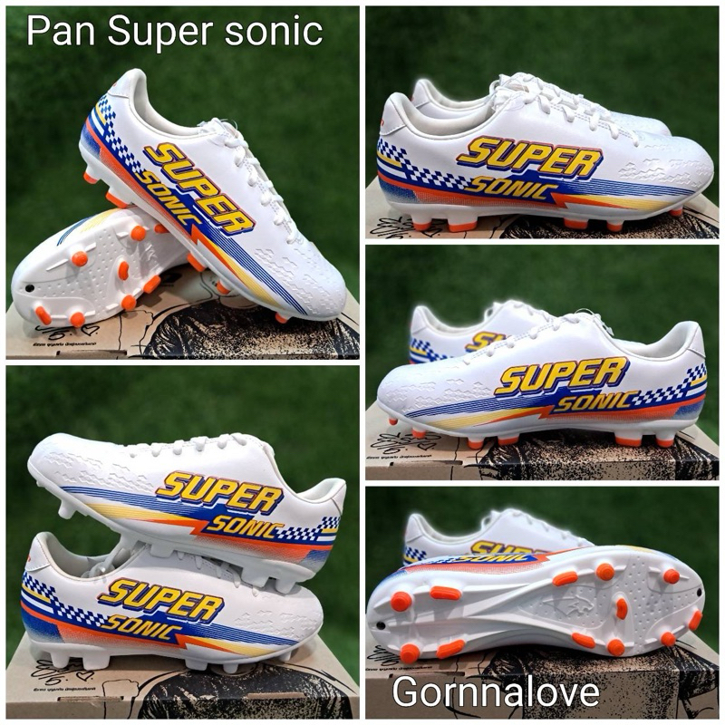 Pan รองเท้าสตั๊ดแพน Pan   SUPER SONIC  COMIC S SHOES ราคา 990 บาท  รุ่นใหม่ล่าสุด(โอเวอร์ไซส์ 0.5)..