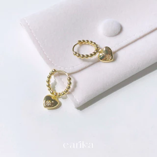 earika.earrings - mabel heart collection รวมต่างหูห่วงหัวใจสีหวาน หลากสี ผิวแพ้ง่ายใส่ได้