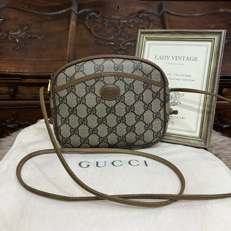 Gucci vintage crossbody bag มือสองของแท้