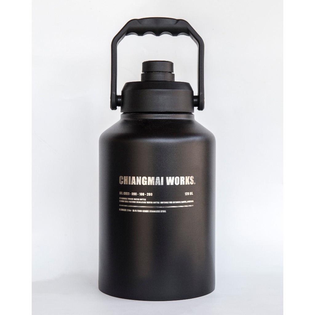 CHIANGMAI WORKS ถังน้ำเก็บความเย็นสแตนเลสพกพา 3.8L หรือ 128 oz