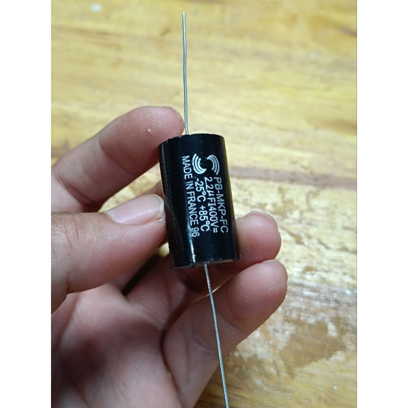 คาปาซิเตอร์ 2.2uf/400V C คร่อมลำโพง Cเน็ตเวิร์คลำโพง