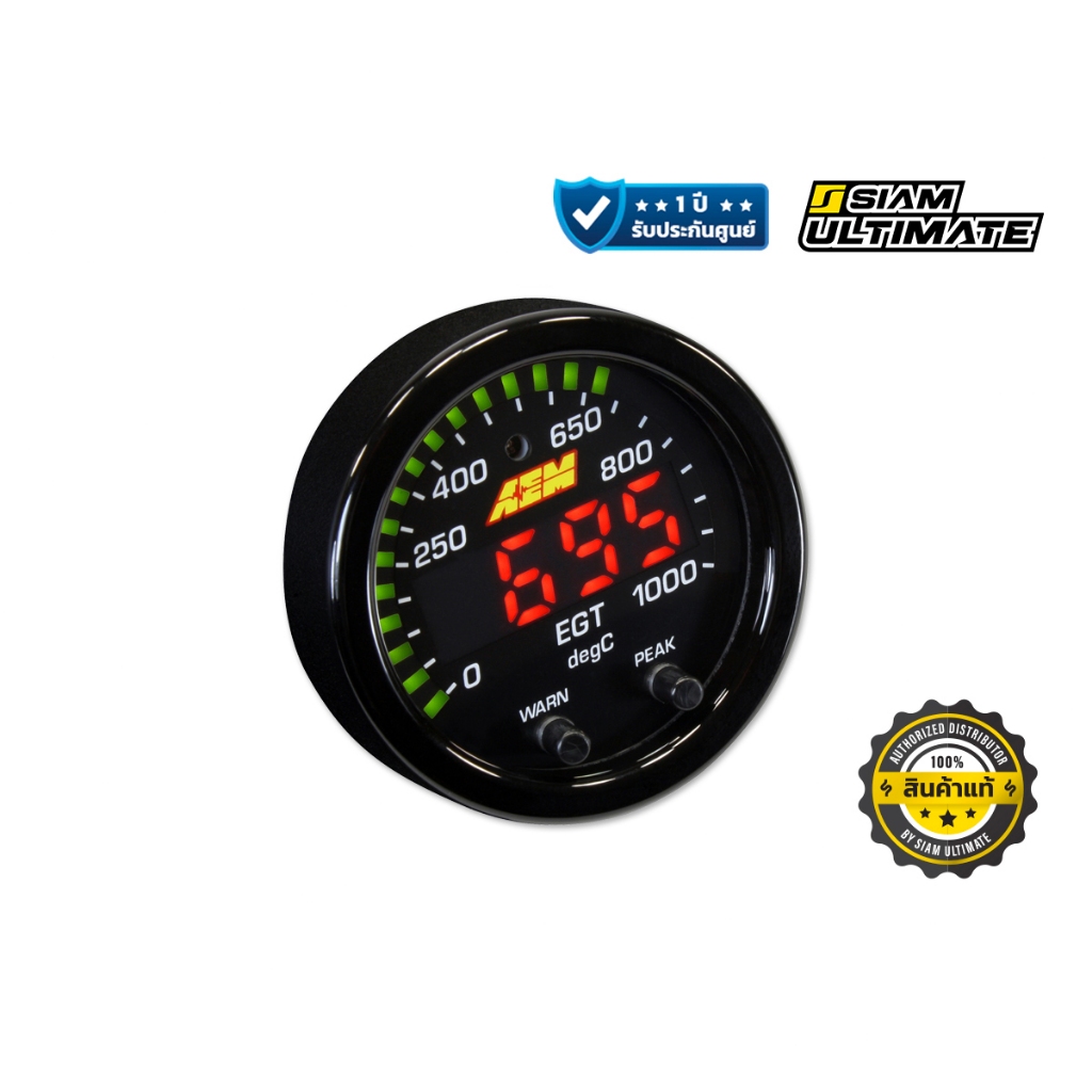 เกจวัดอุณหภูมิไอเสีย AEM X-SERIES EGT GAUGE 0~1000 องศา C (30-0305)