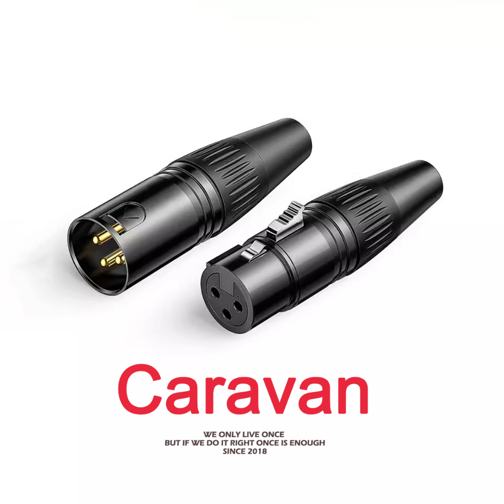 Caravan crew XLR three-pin plug Connector Adapter