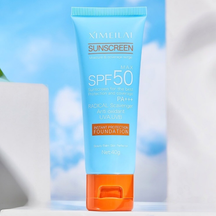กันแดดรุ่นใหม่ กันแดดเข้มข้น XIMEILAi สำหรับผิวหน้่า SPF50PA+++ ชุ่มชื้น -- SP419