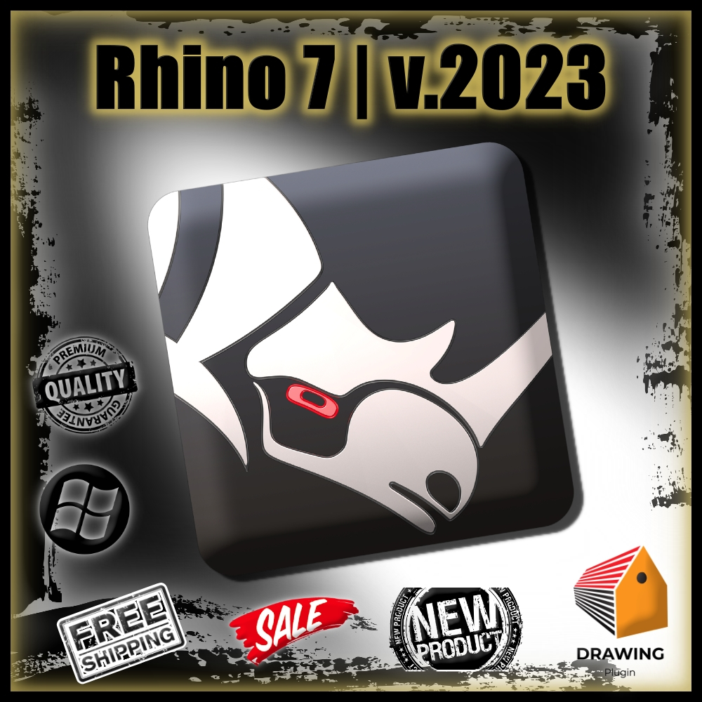 Rhino 7 - 8 สำหรับเพื่อการใช้ออกแบบงาน 3D และการผลิต CAD