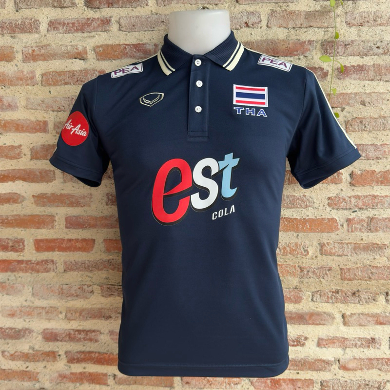 Grand Sport เสื้อโปโลวอลเลย์บอลทึมชาติ ปี 2024 รุ่นใหม่ล่าสุด 023-209