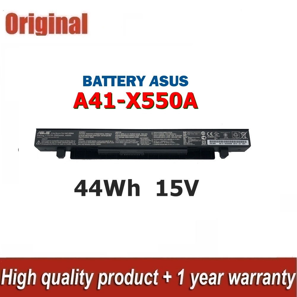 ♛ASUS แบตเตอรี่ A41-X550A (สำหรับ X450 X452 X452M X550 X550A X550B X550C X550CA X550V X550VC X550J X