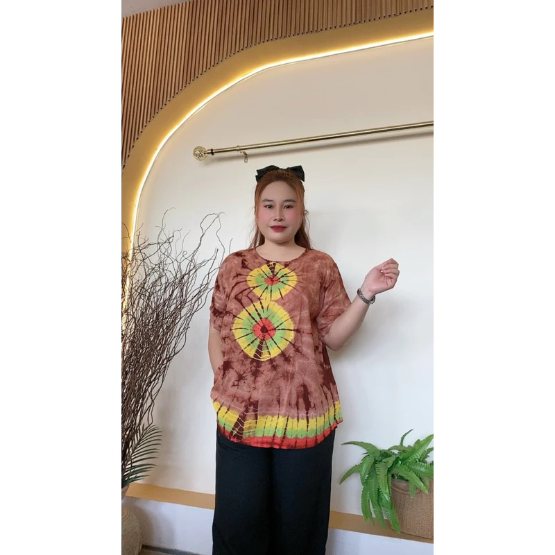 เสื้อสปันมัดย้อม อก48 thumbnail 8